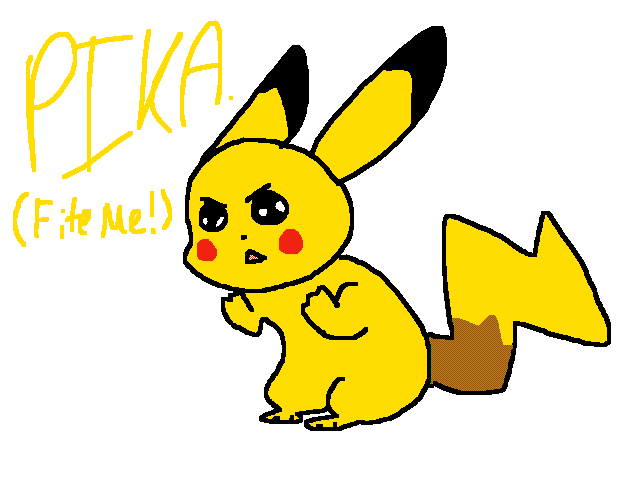 My first pikachu failure.