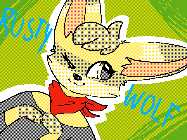 Art trade with Rusty_Wolf!