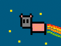 Nian cat pixel art