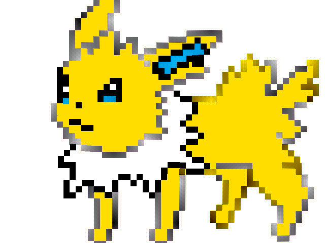 Jolteon pixel art