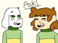 Ask Asriel and Chara!