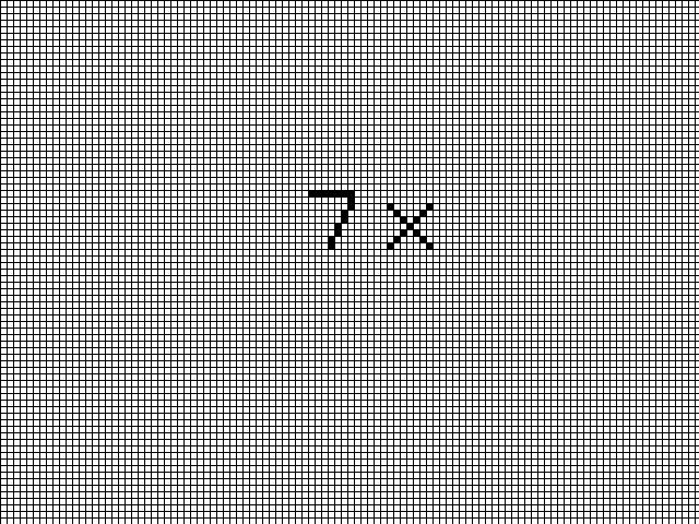 Pixel size-7X or 4X