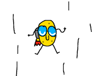A potato flew around my room before you came