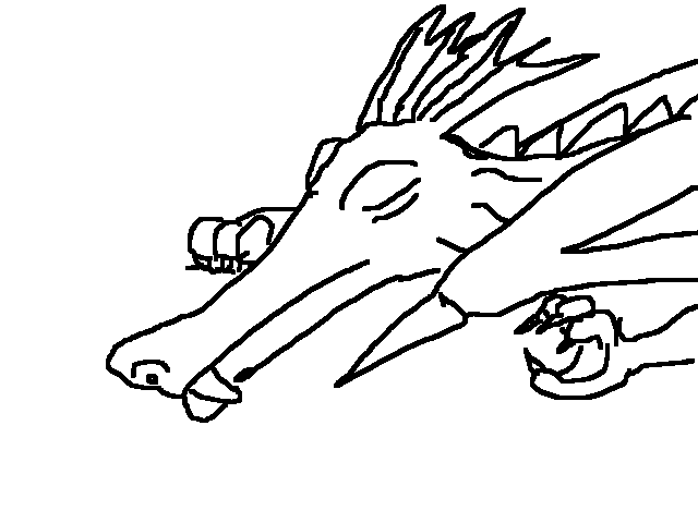 Yawning dragon