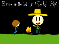 Brian in Baldi Field Trip Trailer