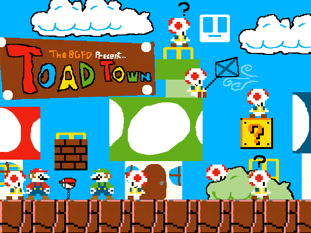 Find the 5 GD Player (Toad Town)