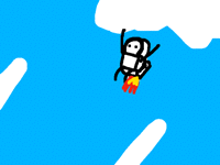 I'm a ******* rocket ship!