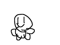 That moment when I draw my OC with my eyes closed