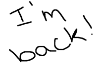 Im back but on a new account!!!!