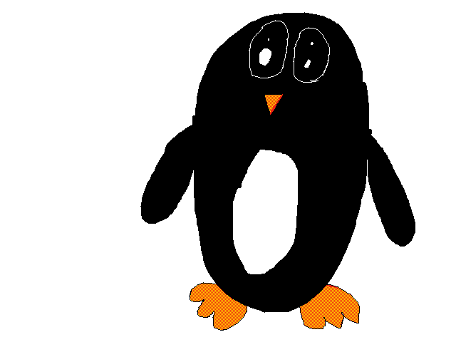 Colour changing penguin