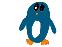 Colour changing penguin