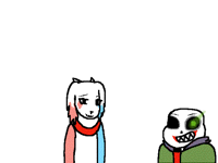 Joker Sans and Harley Quinn Toriel