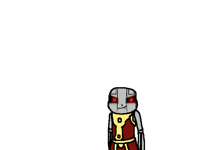 Snas took the robotic Sans I made