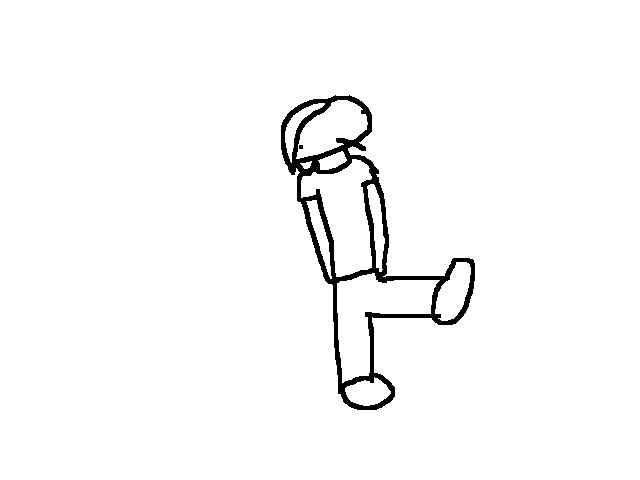 -walks over with the infectious beat-