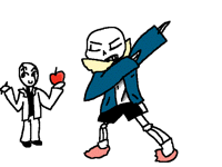 two dank skeletons