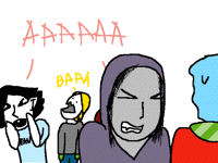 Screaming at the Christmas Carolers