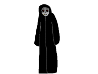 You thought it was a tall spooky person...