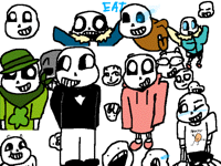 a page of sans