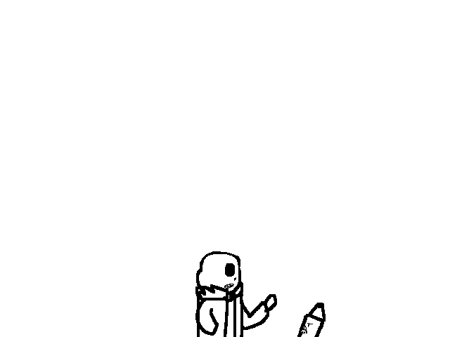 It bit his finger