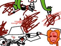 So Flowey has a house of murder going on in my lab