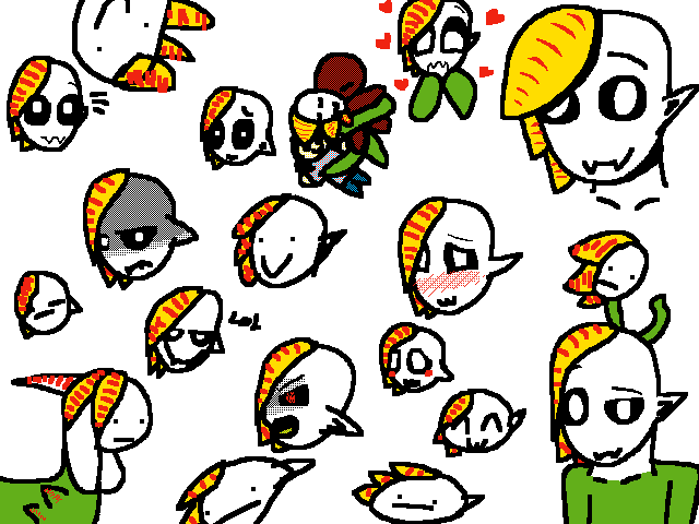 a page of flowey