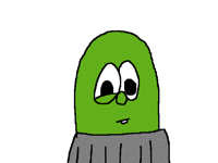 Larry The Cucumber meets Flowey