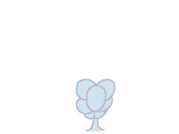 Flowey except he's a bubble