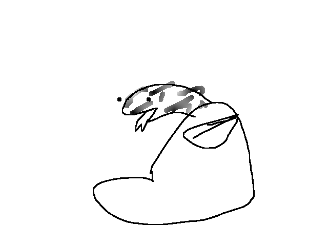 dEre a snek in mah boop