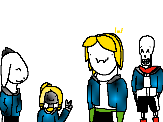 People Wearing Sans' Clothing