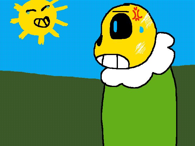SANS IS A FLOWER!