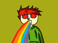 Vomit rainbows