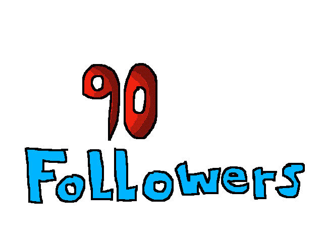 90 followers