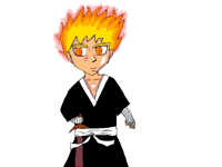 Firery samurai kid