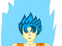 Super Sayain blue goku
