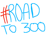 #Roadto300 (epilepsy warning)
