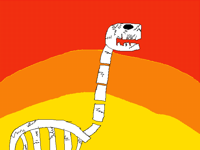Random art skeleton thing
