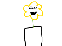 Floweys Betraying face