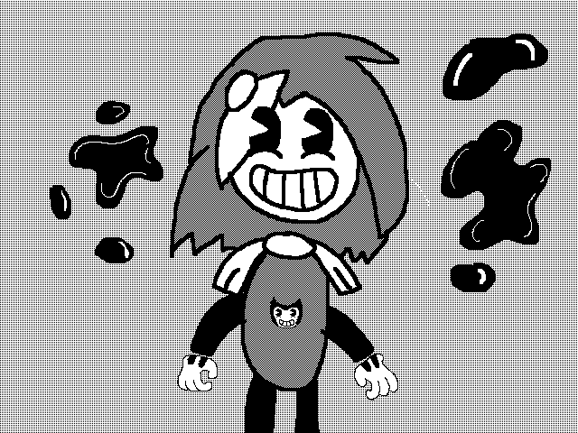 "betty" and the ink machine