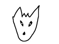 My attempts at drawing a gaster blaster (bad)