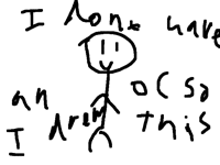 I don't have an oc so I drew this... With my nose