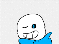 Sans glowing eye