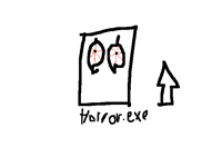 When I record horror games