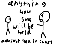If you get arrested, try this! See if it works!