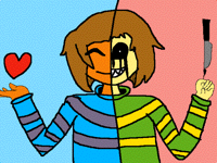 Undertale Fan Art (Frisk and Chara)