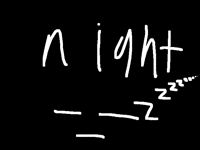 Night time for meh