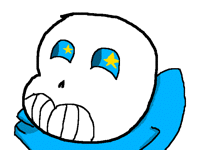 Blue fan art