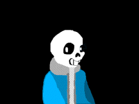 Sans attack animation