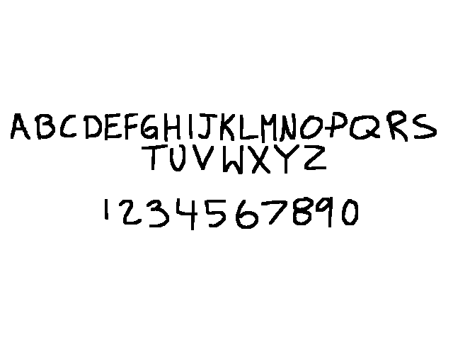 Handwriting Sample