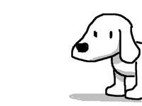 Le chien élastique