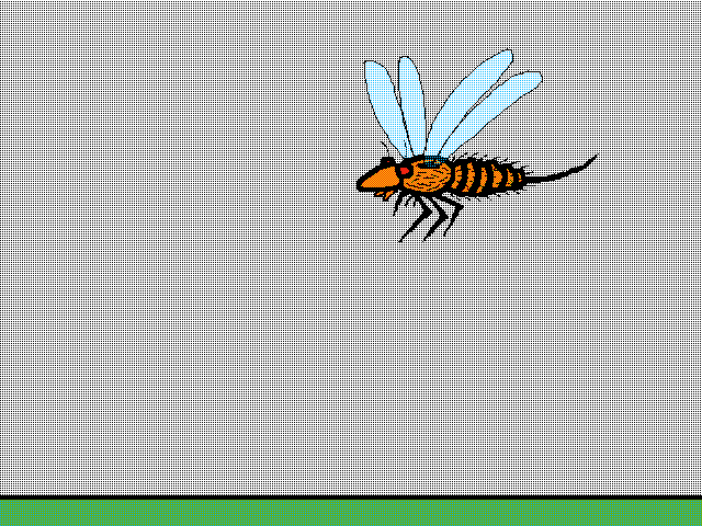 Dart-shooting killer wasp
